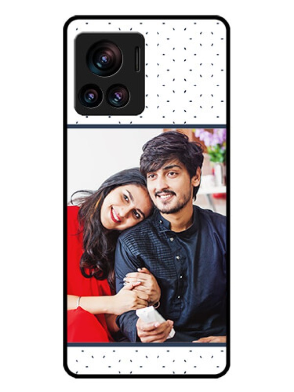 Custom Motorola Moto Edge 30 Ultra Custom Glass Phone Case - Premium Dot Design