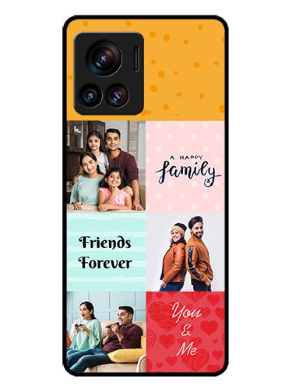 Custom Motorola Moto Edge 30 Ultra Custom Glass Phone Case - Images With Quotes Design