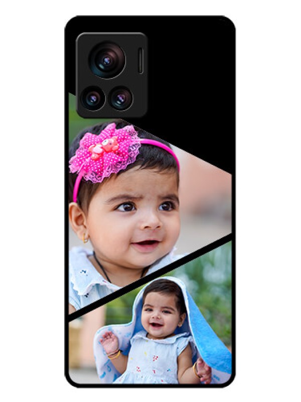 Custom Motorola Moto Edge 30 Ultra Custom Glass Phone Case - Semi Cut Design