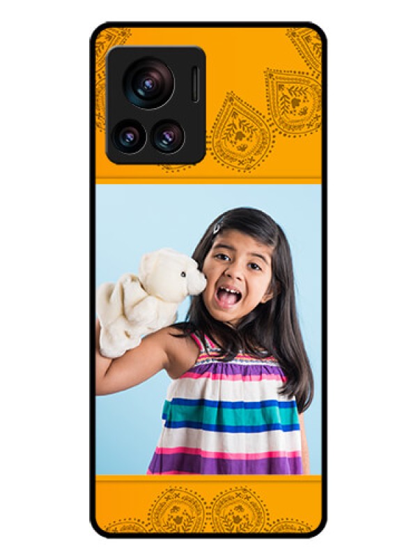Custom Motorola Moto Edge 30 Ultra Custom Glass Phone Case - Photo Wedding Design