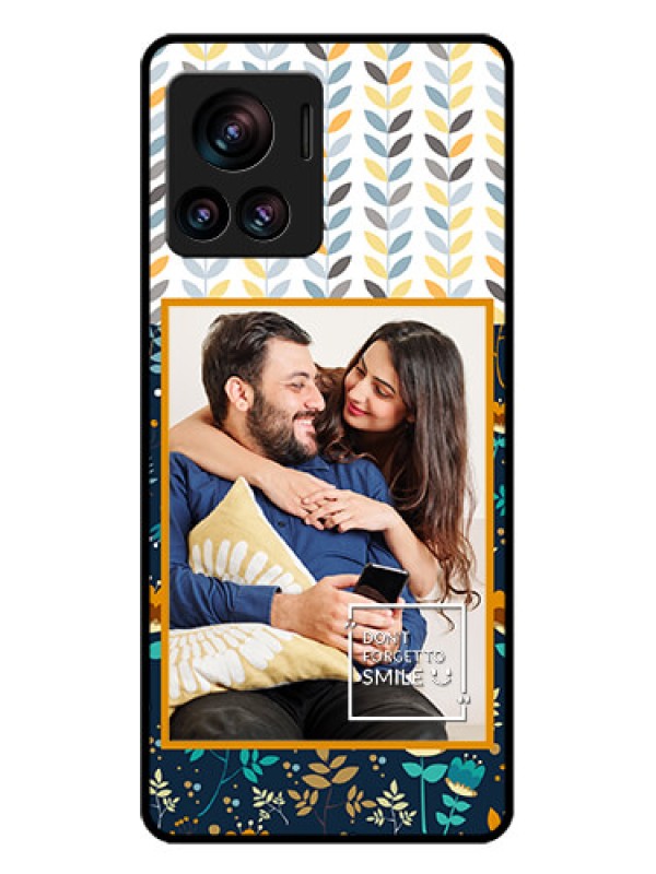 Custom Motorola Moto Edge 30 Ultra Custom Glass Phone Case - Pattern Design