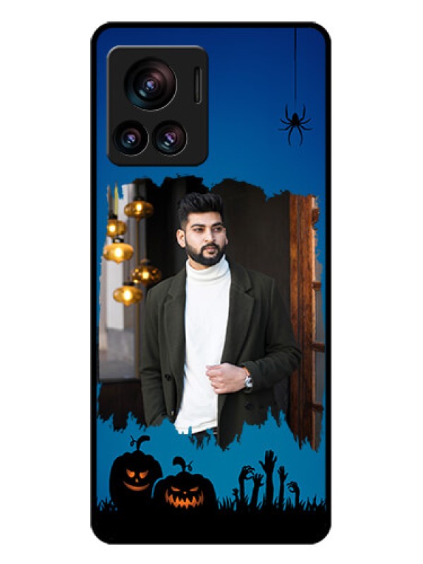 Custom Motorola Moto Edge 30 Ultra Custom Glass Phone Case - With Pro Halloween Design