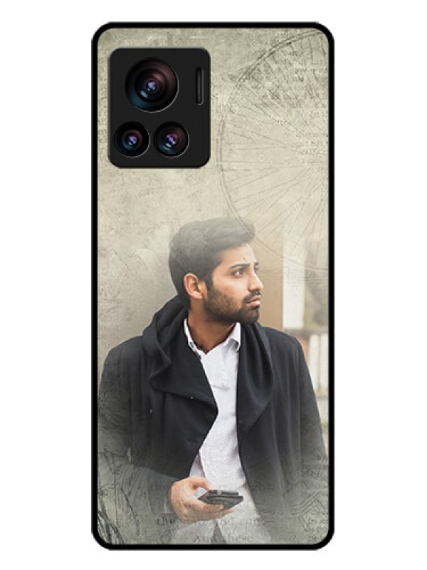 Custom Motorola Moto Edge 30 Ultra Custom Glass Phone Case - With Vintage Design