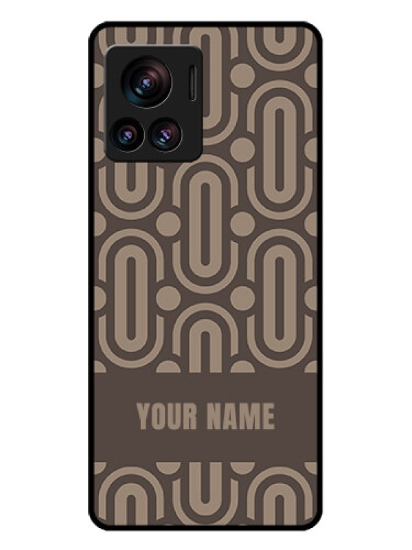 Custom Motorola Moto Edge 30 Ultra Custom Glass Phone Case - Captivating Zero Pattern Design