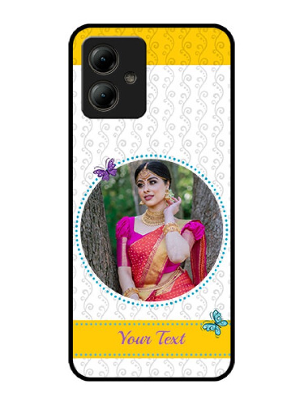 Custom Motorola Moto G14 Custom Glass Phone Case - Girls Premium Case Design