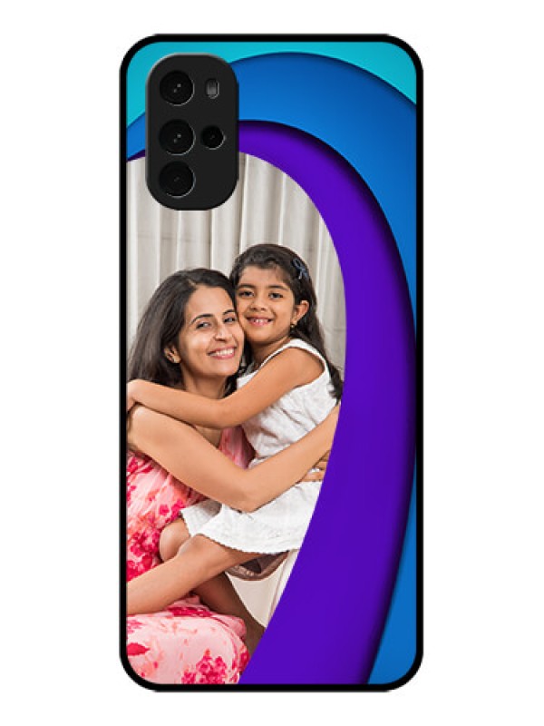 Custom Motorola Moto G22 Custom Glass Phone Case - Simple Pattern Design