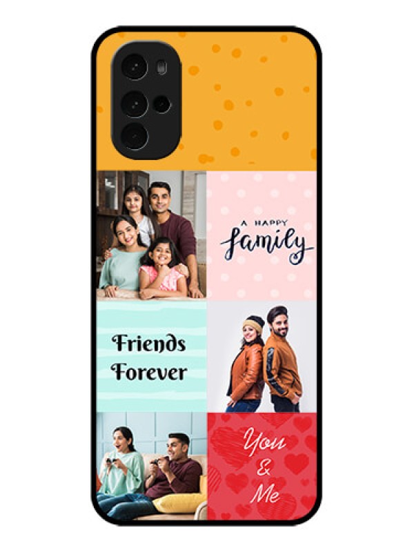 Custom Motorola Moto G22 Custom Glass Phone Case - Images With Quotes Design