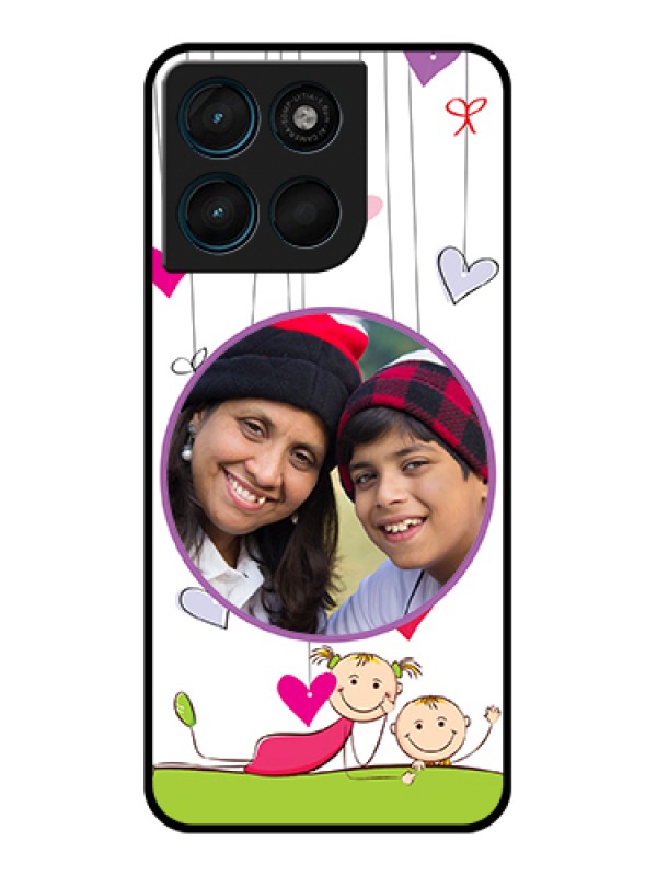 Custom Motorola Moto G57 Power Custom Glass Phone Case - Cute Kids Phone Case Design