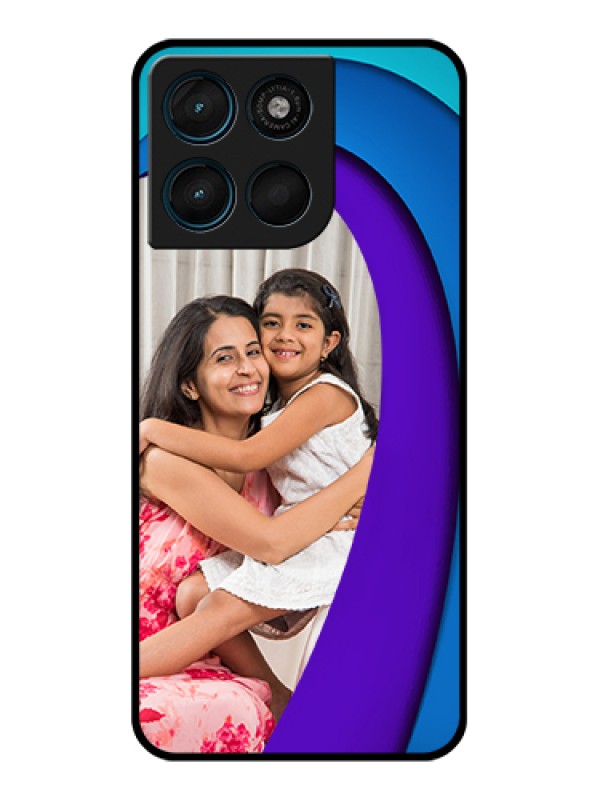 Custom Motorola Moto G57 Power Custom Glass Phone Case - Simple Pattern Design