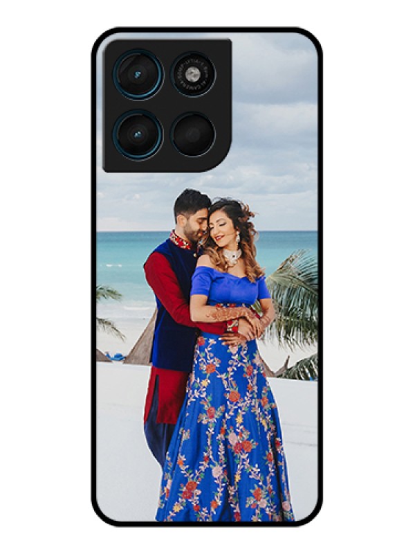 Custom Motorola Moto G57 Power Custom Glass Phone Case - Upload Full Picture Design