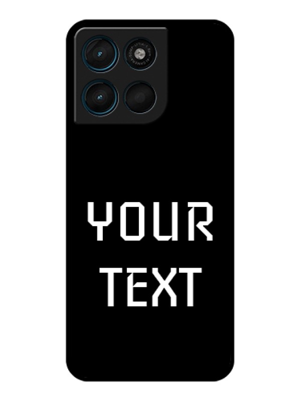 Custom Motorola Moto G57 Power Custom Glass Phone Case - Your Name Design