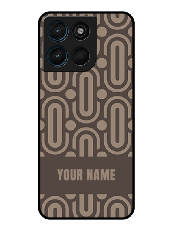 Custom Motorola Moto G57 Power Custom Glass Phone Case - Captivating Zero Pattern Design