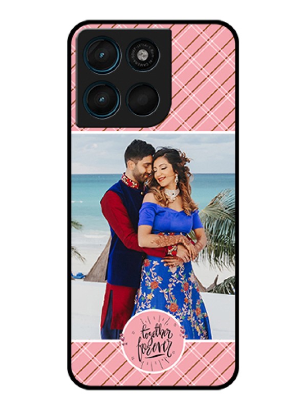 Custom Motorola Moto G67 Power Custom Glass Phone Case - Together Forever Design