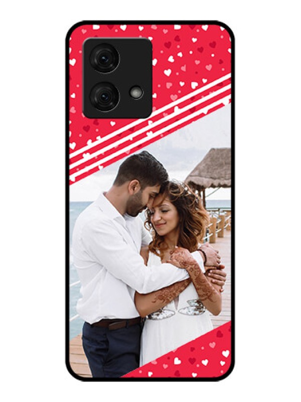 Custom Motorola Moto G84 5G Custom Glass Phone Case - Valentines Gift Design