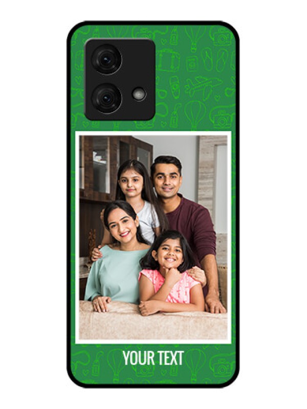 Custom Motorola Moto G84 5G Custom Glass Phone Case - Picture Upload Design