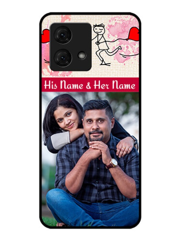 Custom Motorola Moto G84 5G Custom Glass Phone Case - You And Me Case Design