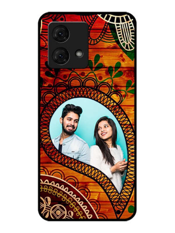 Custom Motorola Moto G84 5G Custom Glass Phone Case - Abstract Colorful Design