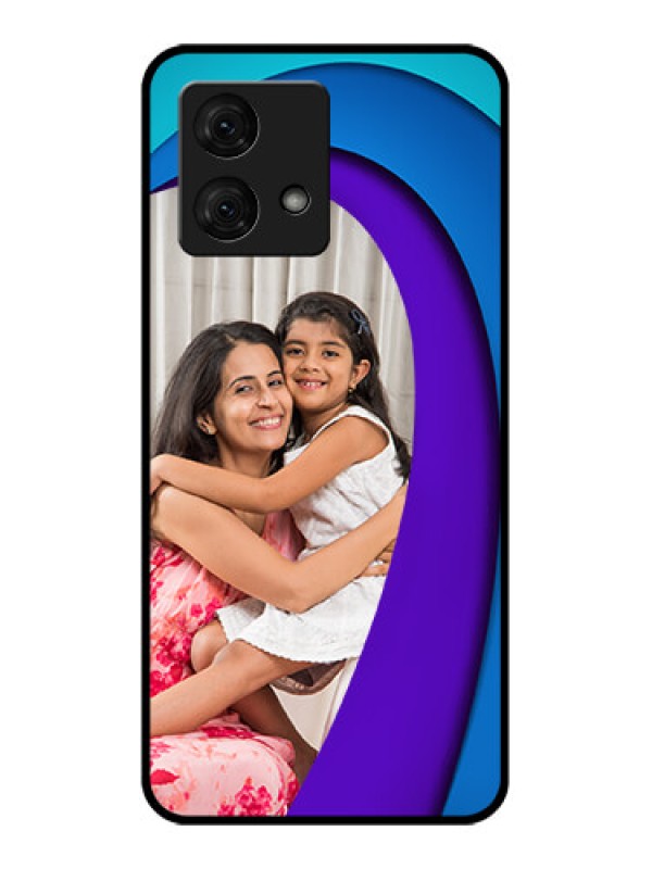 Custom Motorola Moto G84 5G Custom Glass Phone Case - Simple Pattern Design