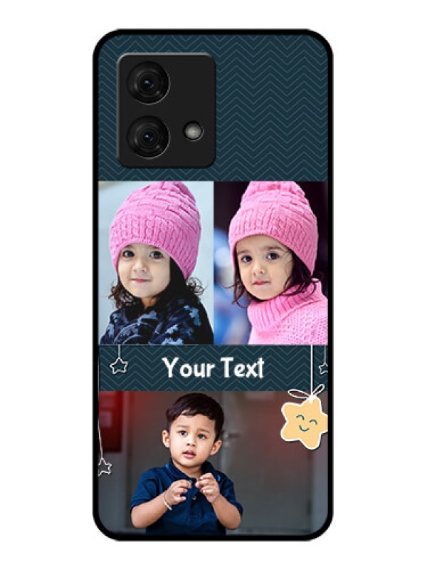 Custom Motorola Moto G84 5G Custom Glass Phone Case - Hanging Stars Design