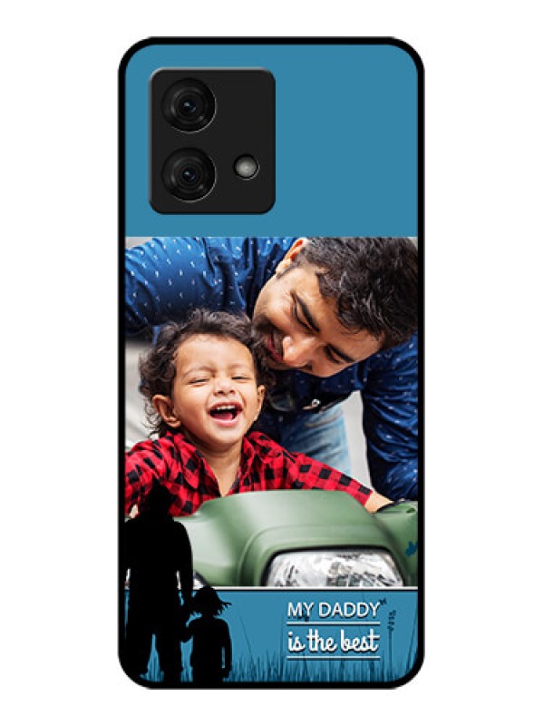 Custom Motorola Moto G84 5G Custom Glass Phone Case - Best Dad Design
