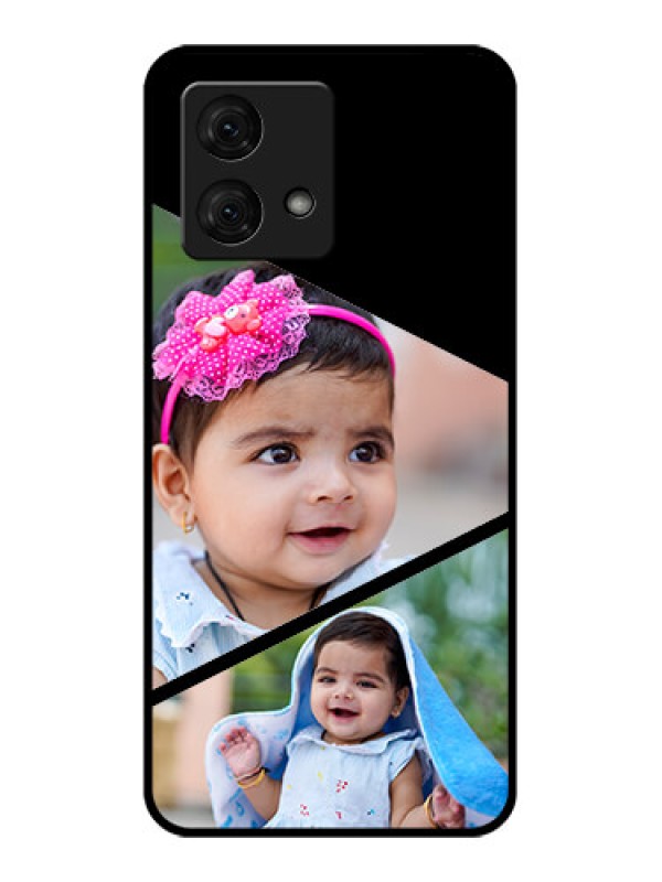 Custom Motorola Moto G84 5G Custom Glass Phone Case - Semi Cut Design