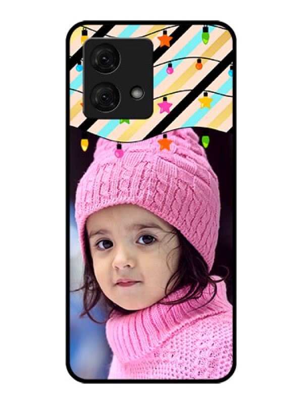 Custom Motorola Moto G84 5G Custom Glass Phone Case - Lights Hanging Design