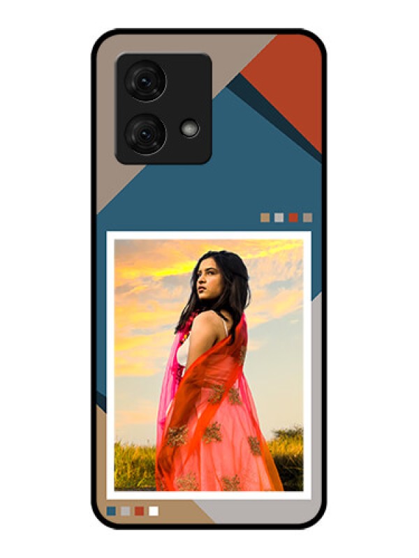 Custom Motorola Moto G84 5G Custom Glass Phone Case - Retro Color Pallet Design