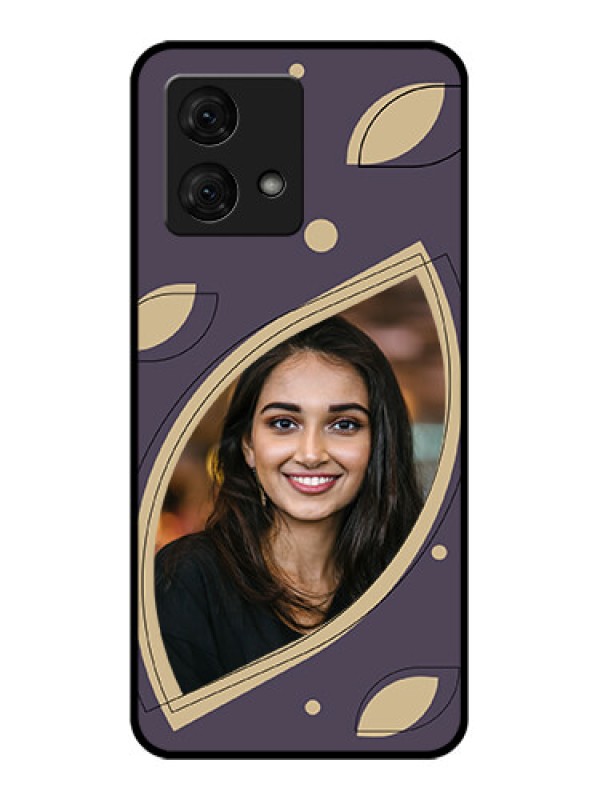 Custom Motorola Moto G84 5G Custom Glass Phone Case - Falling Leaf Design
