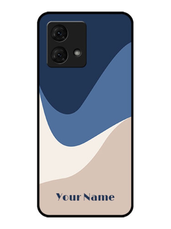 Custom Motorola Moto G84 5G Custom Glass Phone Case - Abstract Drip Art Design
