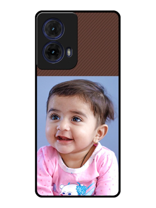 Custom Moto G85 5G Custom Glass Phone Case - Elegant Case Design