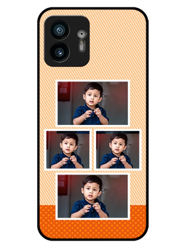 Custom Nothing Phone 2 Custom Glass Phone Case - Bulk Photos Upload Design
