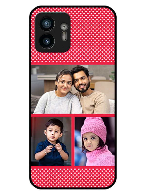 Custom Nothing Phone 2 Custom Glass Phone Case - Bulk Photo Upload Design
