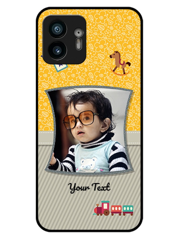 Custom Nothing Phone 2 Custom Glass Phone Case - Baby Picture Upload Design