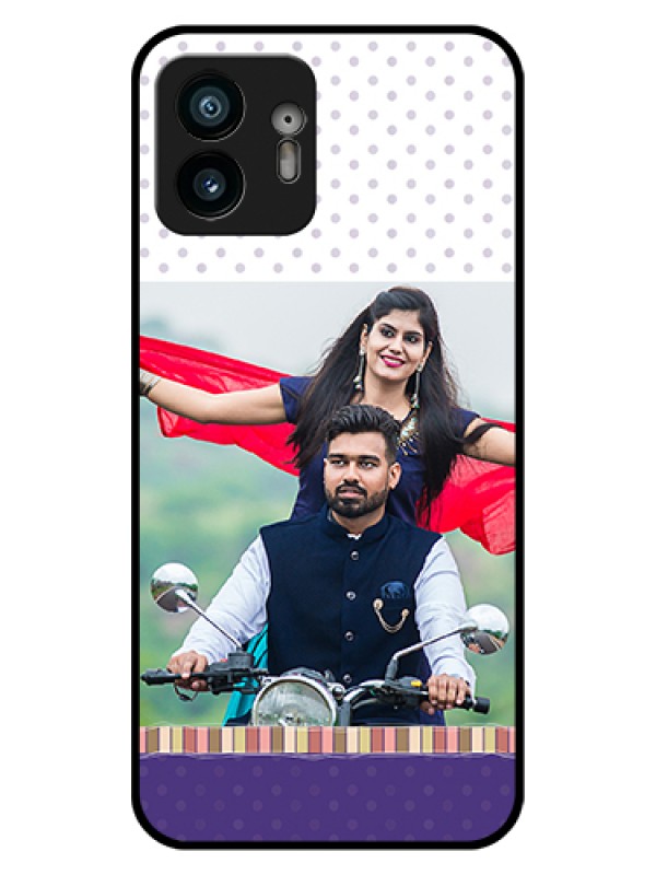Custom Nothing Phone 2 Custom Glass Phone Case - Cute Family Design