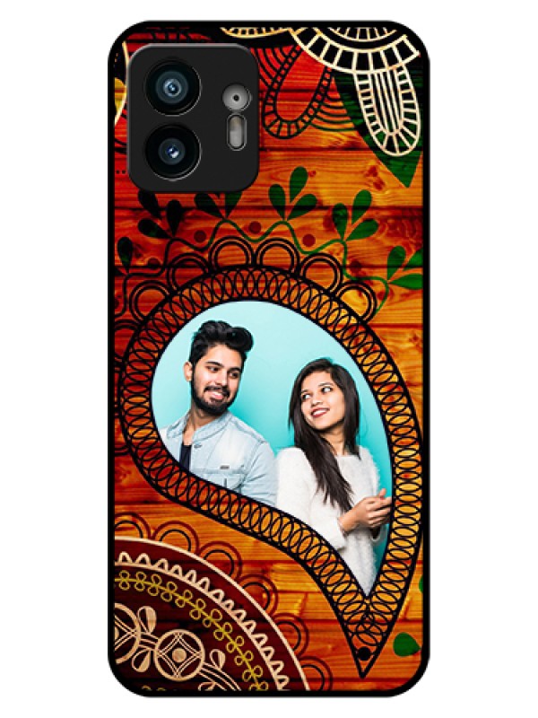 Custom Nothing Phone 2 Custom Glass Phone Case - Abstract Colorful Design