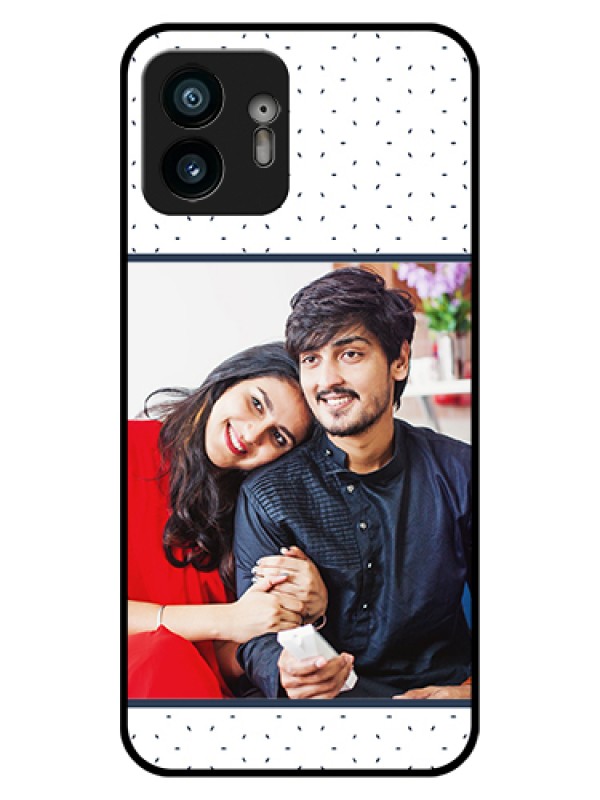 Custom Nothing Phone 2 Custom Glass Phone Case - Premium Dot Design