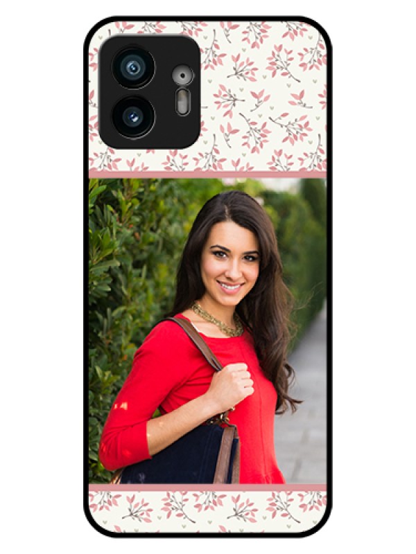 Custom Nothing Phone 2 Custom Glass Phone Case - Stunning Floral Design