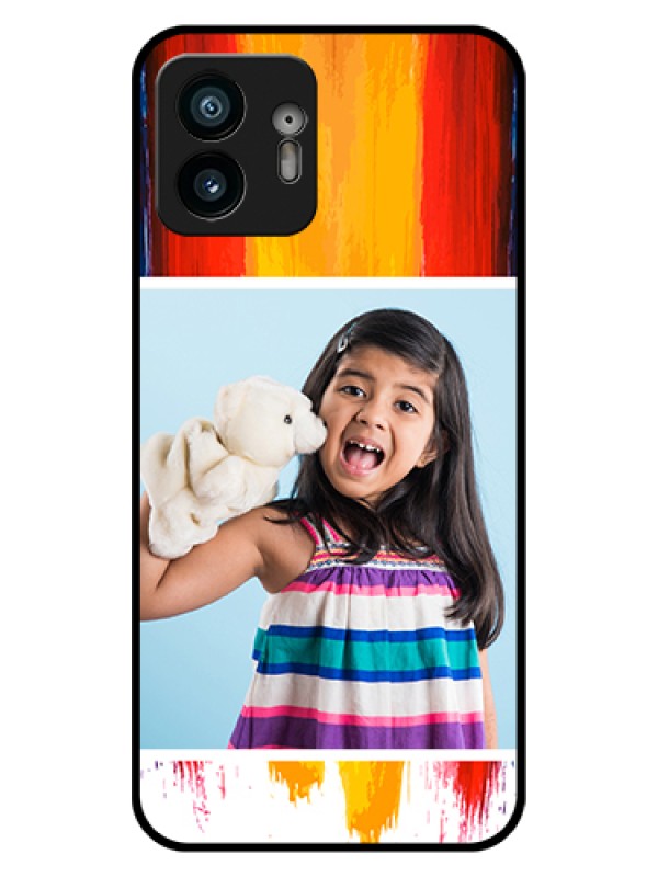Custom Nothing Phone 2 Custom Glass Phone Case - Multi Color Design