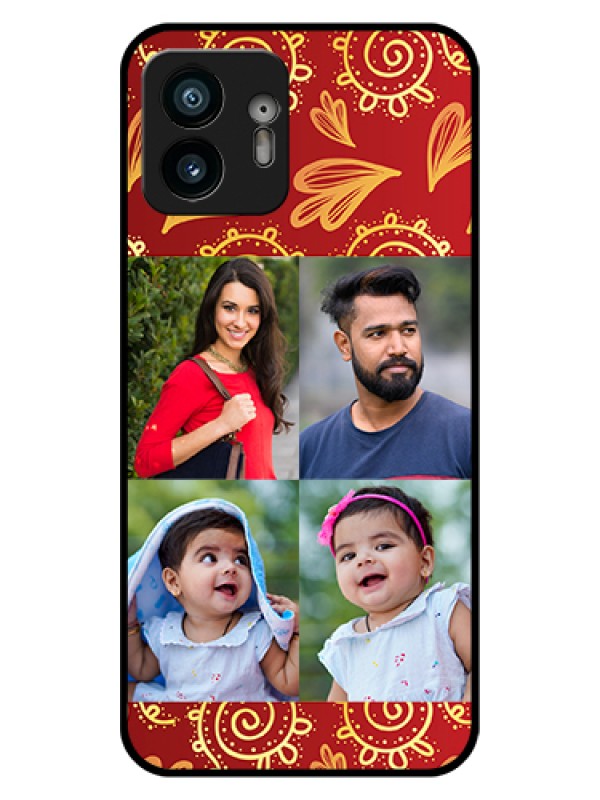 Custom Nothing Phone 2 Custom Glass Phone Case - 4 Image Traditional Design
