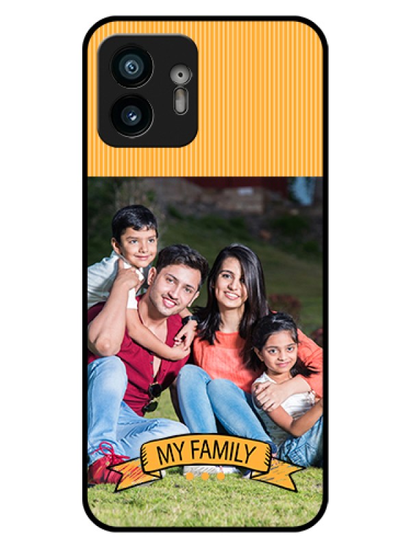 Custom Nothing Phone 2 Custom Glass Phone Case - My Family Design