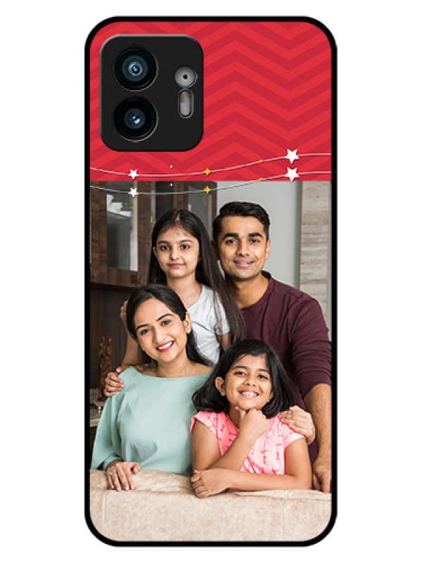 Custom Nothing Phone 2 Custom Glass Phone Case - Happy Family Design