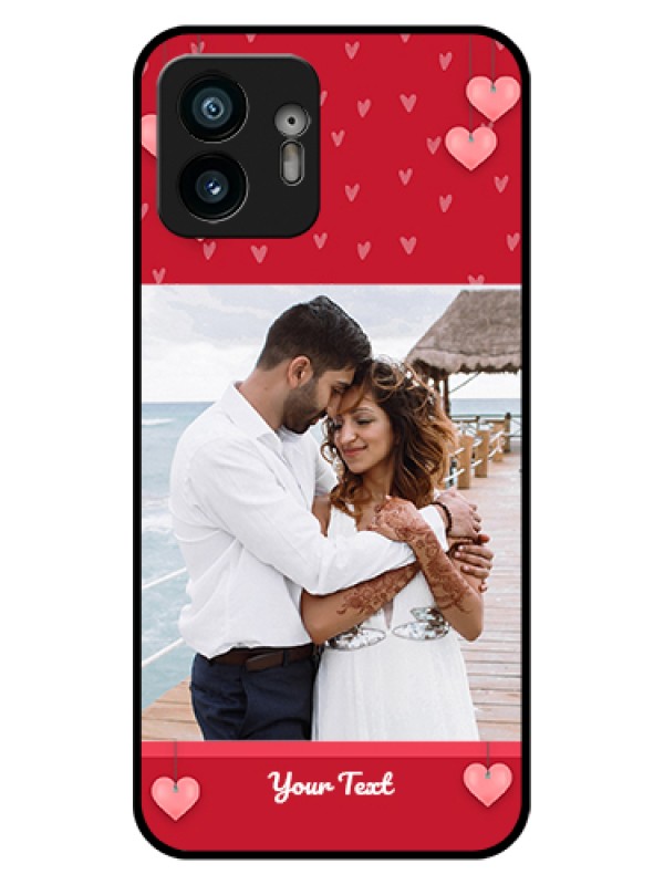 Custom Nothing Phone 2 Custom Glass Phone Case - Valentines Day Design