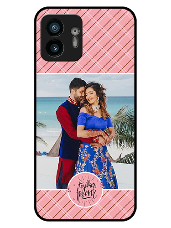 Custom Nothing Phone 2 Custom Glass Phone Case - Together Forever Design