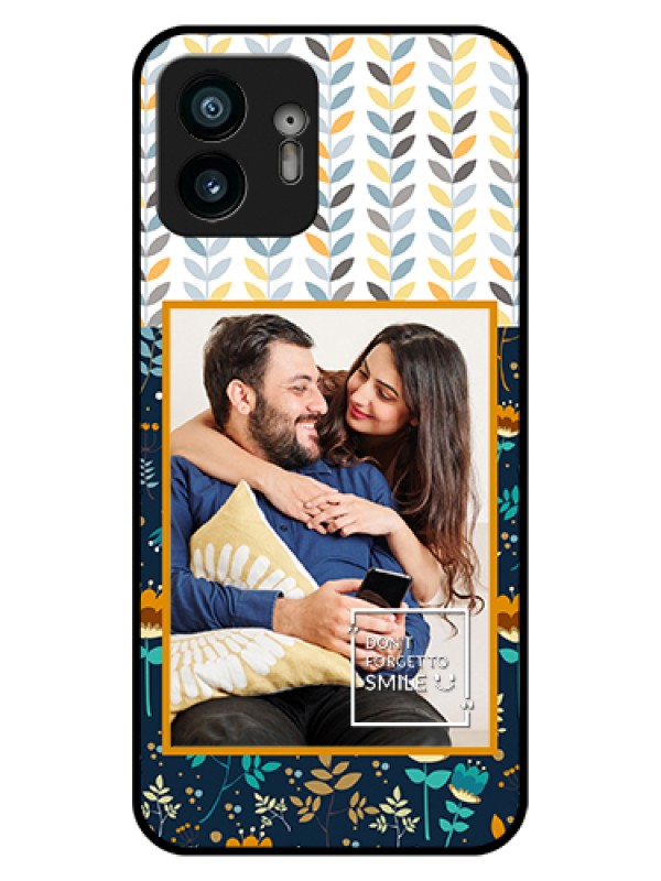 Custom Nothing Phone 2 Custom Glass Phone Case - Pattern Design