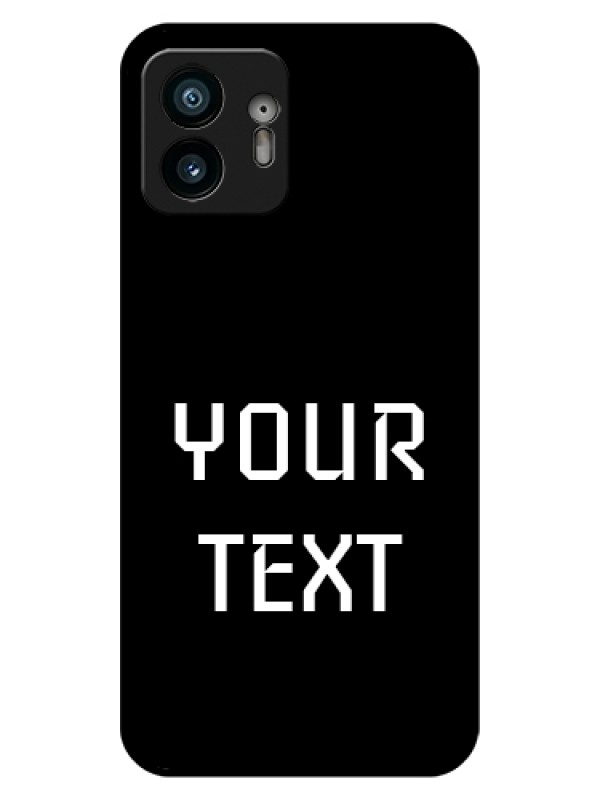 Custom Nothing Phone 2 Custom Glass Phone Case - Your Name Design
