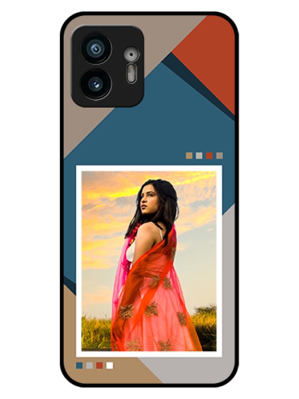 Custom Nothing Phone 2 Custom Glass Phone Case - Retro Color Pallet Design