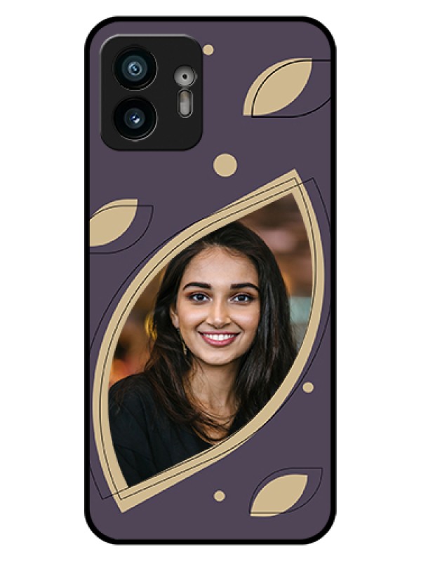 Custom Nothing Phone 2 Custom Glass Phone Case - Falling Leaf Design