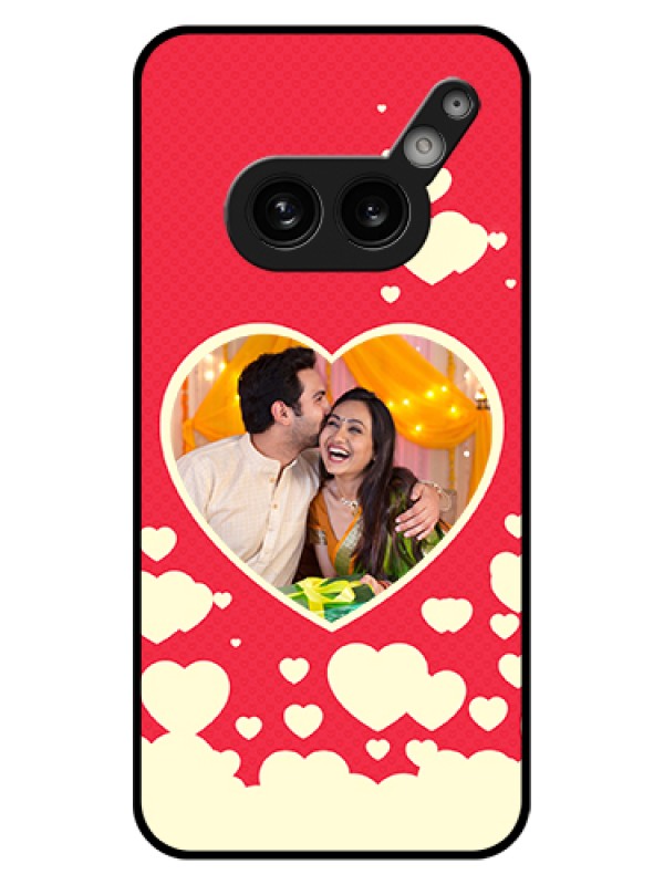 Custom Nothing Phone 2A 5G Custom Glass Phone Case - Love Symbols Phone Cover Design