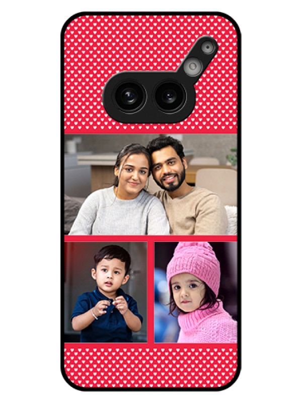 Custom Nothing Phone 2A 5G Custom Glass Phone Case - Bulk Photo Upload Design