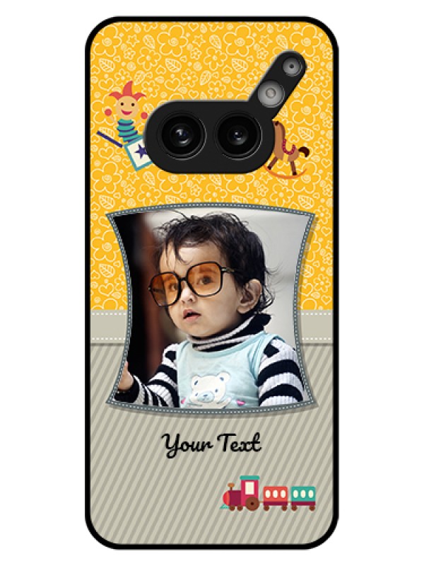Custom Nothing Phone 2A 5G Custom Glass Phone Case - Baby Picture Upload Design